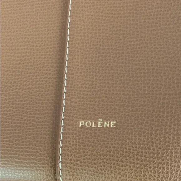Polene Cyme Mini Camel Grainé Bag - Picture 4 of 12